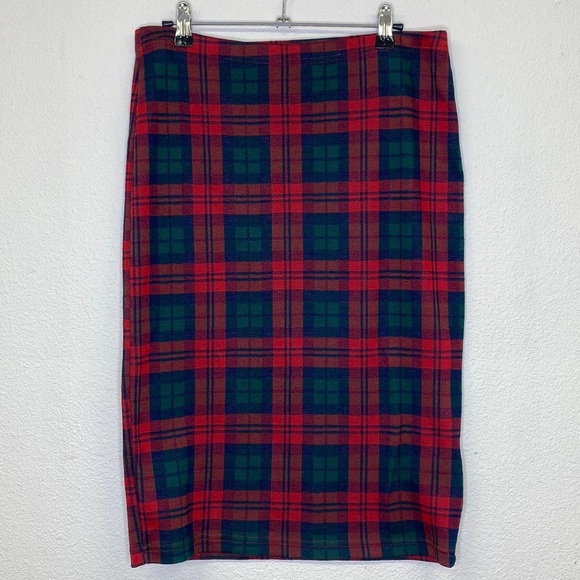 Topshop Dresses & Skirts - Topshop Plaid Skirt Size 10